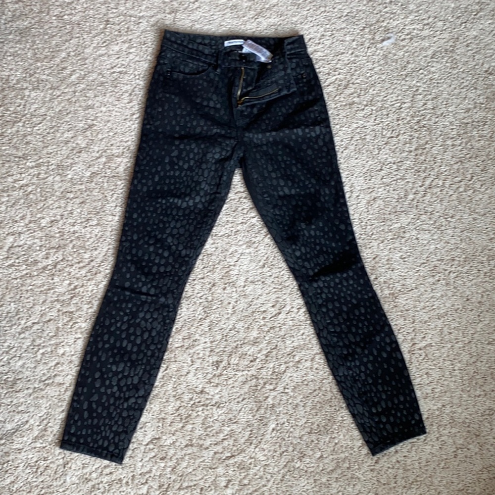 Good American black skinny jeans - Good Legs Crop